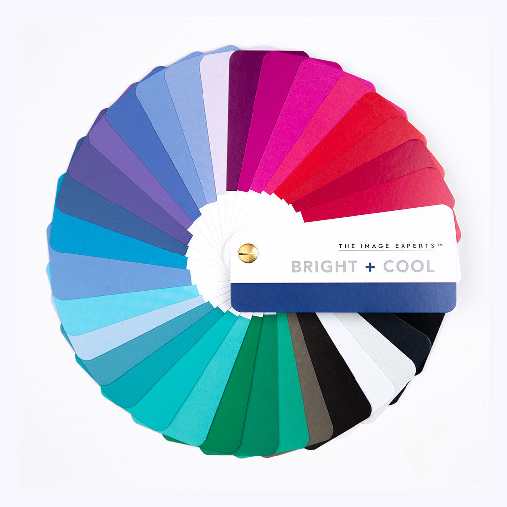 Bright + Cool colour fan for personal stylists