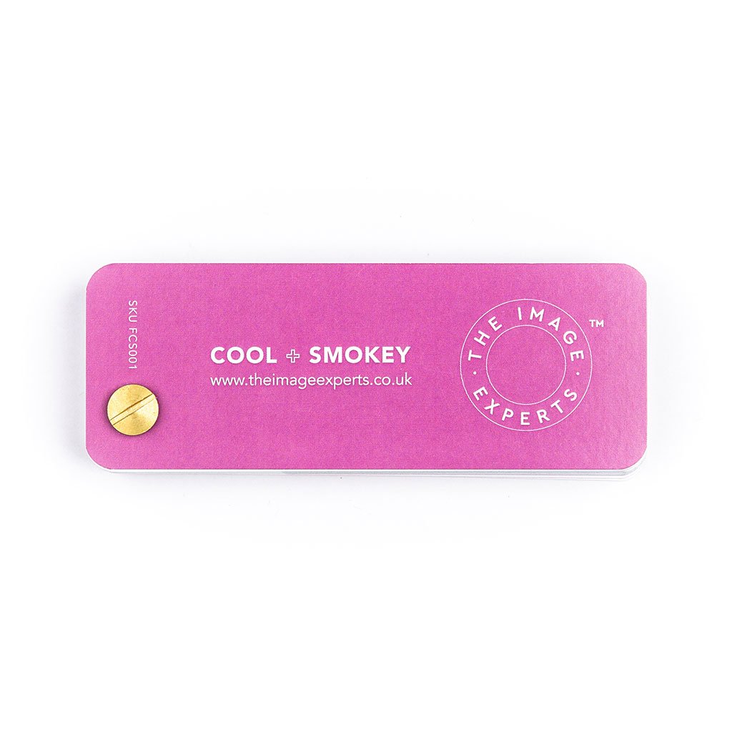 Cool + Smokey colour fan - back