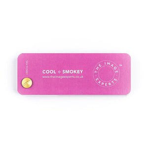 Cool + Smokey colour fan - back