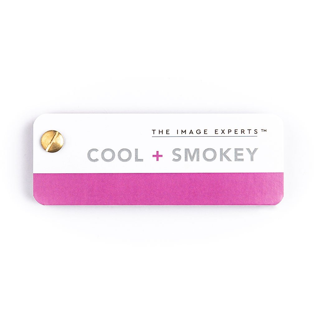 Cool + Smokey colour fan - front